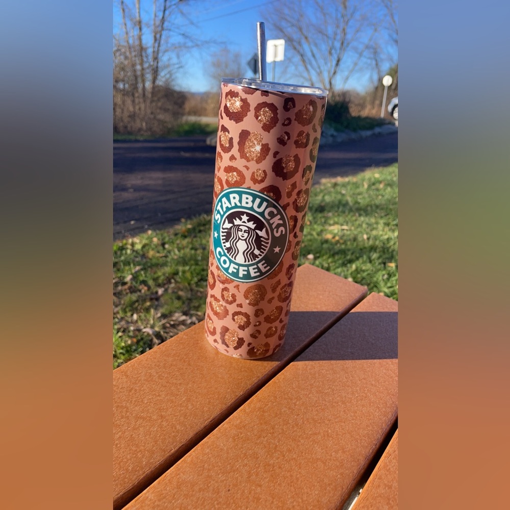 Starbucks custom handmade tumbler, NEW